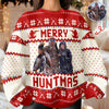 Custom Photo Merry Huntmas - Personalized Ugly Sweater Hunting Christmas Gifts For Dad, Grandpa, Husband TH10 896019