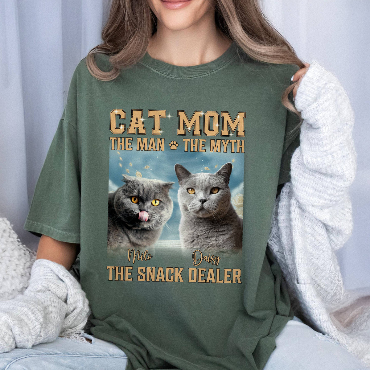 Custom Photo The Man The Myth The Snack Dealer Pet Comfort Shirt HO82 894884
