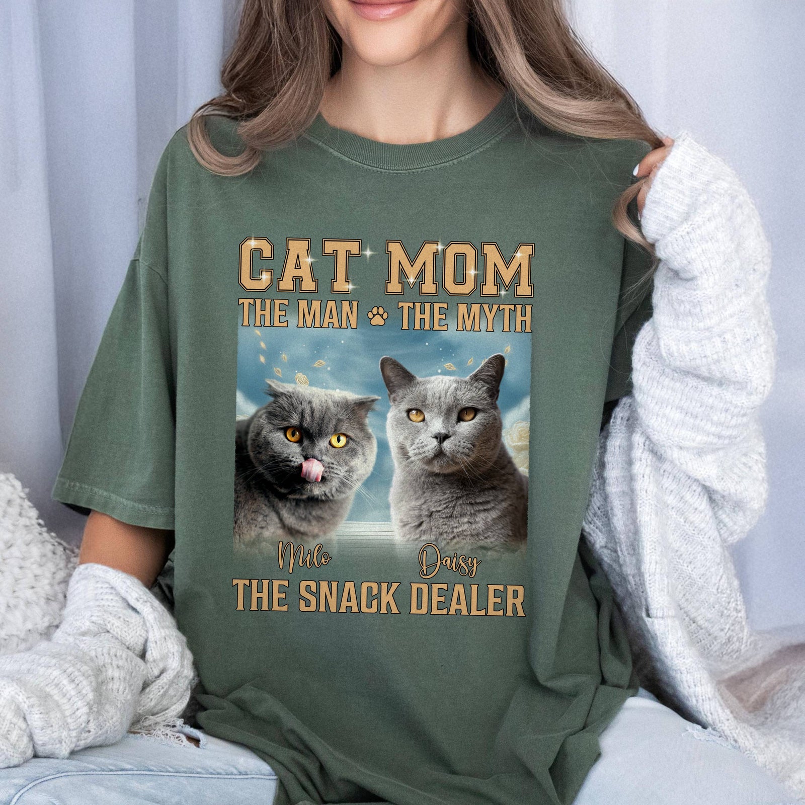 Custom Photo The Man The Myth The Snack Dealer Pet Comfort Shirt HO82 894884