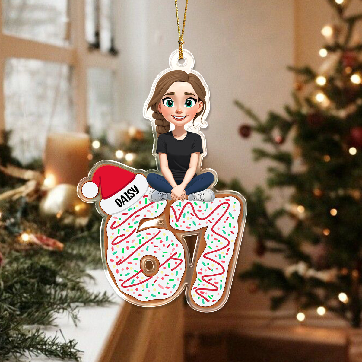 Personalized Six Seven Christmas Acrylic Ornament Gift For Christmas LM32 897403