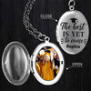 Custom Photo A Sweet Ending To A New Beginning Locket Necklace Graduation Gift HA75 892298