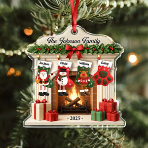 Custom Name Personalized Christmas Acrylic Ornament Gifts For Mom, Dad HA75 897882