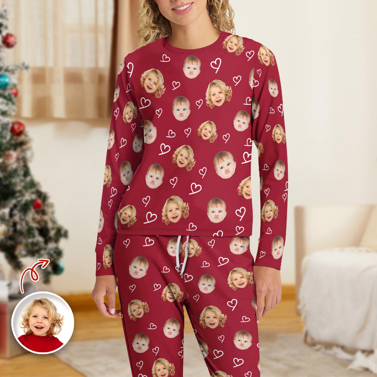 Custom Children Photo For Dad And Mom Sleepwear CH07 899044