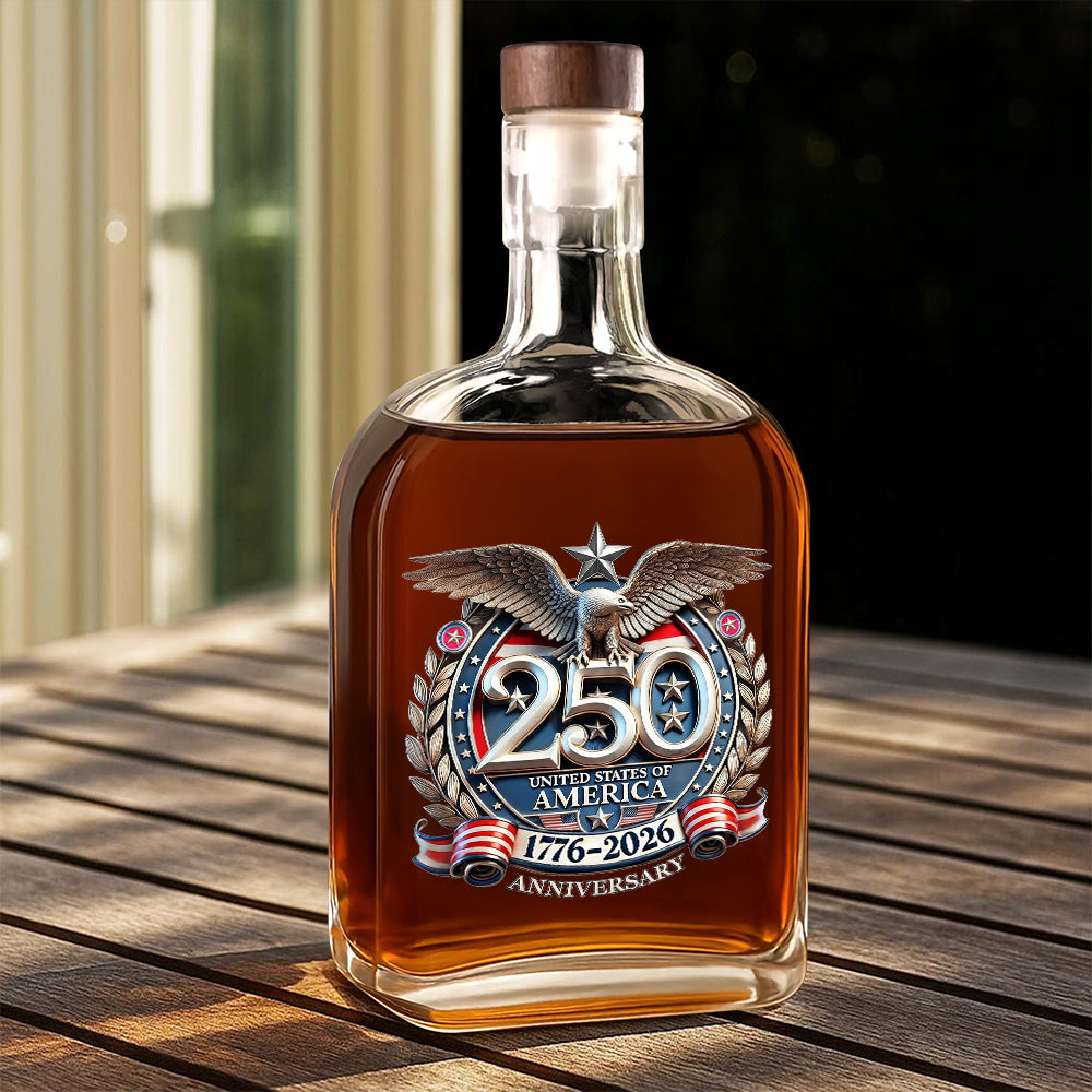 USA Eagles 250th Anniversary Semiquincentennial 1776-2026 Whiskey Bottle LM32 897465