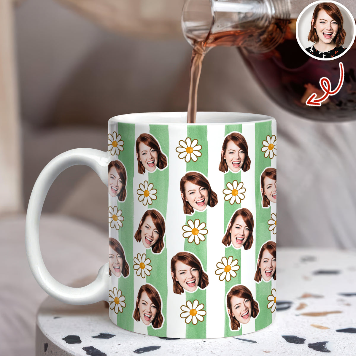 Custom Photo Mug Gift for Family, Couple, Valentine Gift HO82 901074