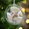 Custom Photo Forever Loved Christmas Glass Ornament Memorial Gift For Cat Lovers TH10 896405