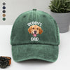 Custom Pet Photo Washed Denim Baseball Cap HA75 892872