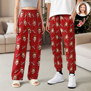 Custom Face Couple Sweatpants Valentine's Day Gift HA75 898404