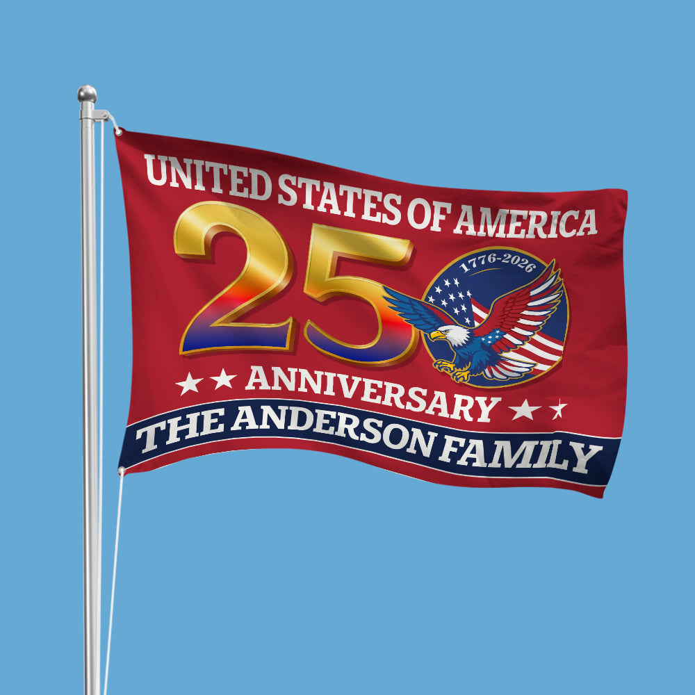 250th Anniversary USA Eagle Patriotic House Flag LM32 897557