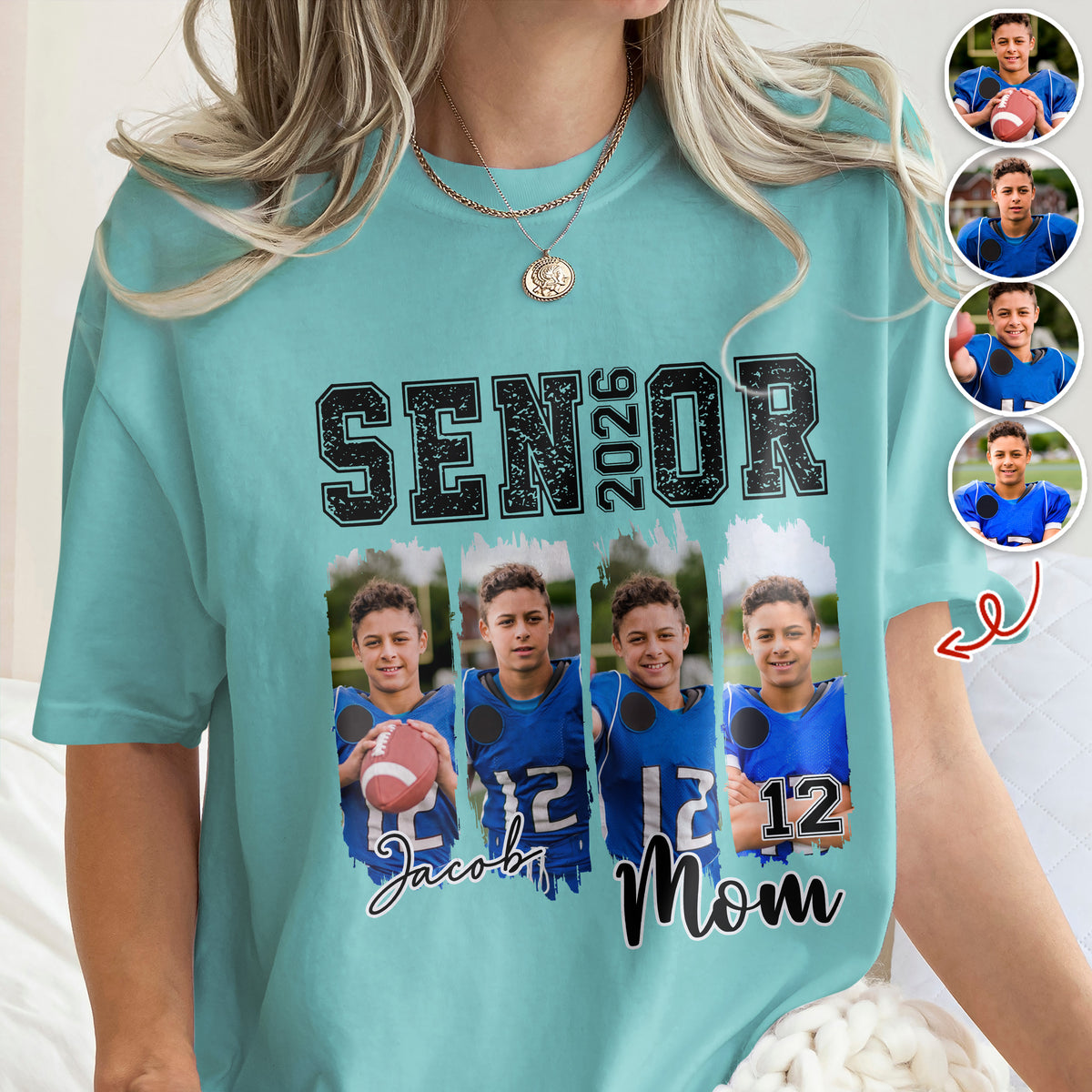 Custom Photo Senior Mom Graduation Celebration Comfort shirt TH10 898361