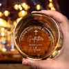 Personalized Thank You For Being My GodFather Engraved Whiskey Glass LM32 899615