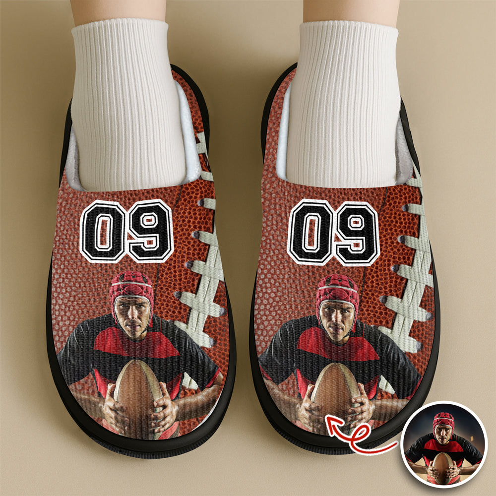 Custom Portrait Photo Baseball Sports And Accessories Slippers HO82 894934