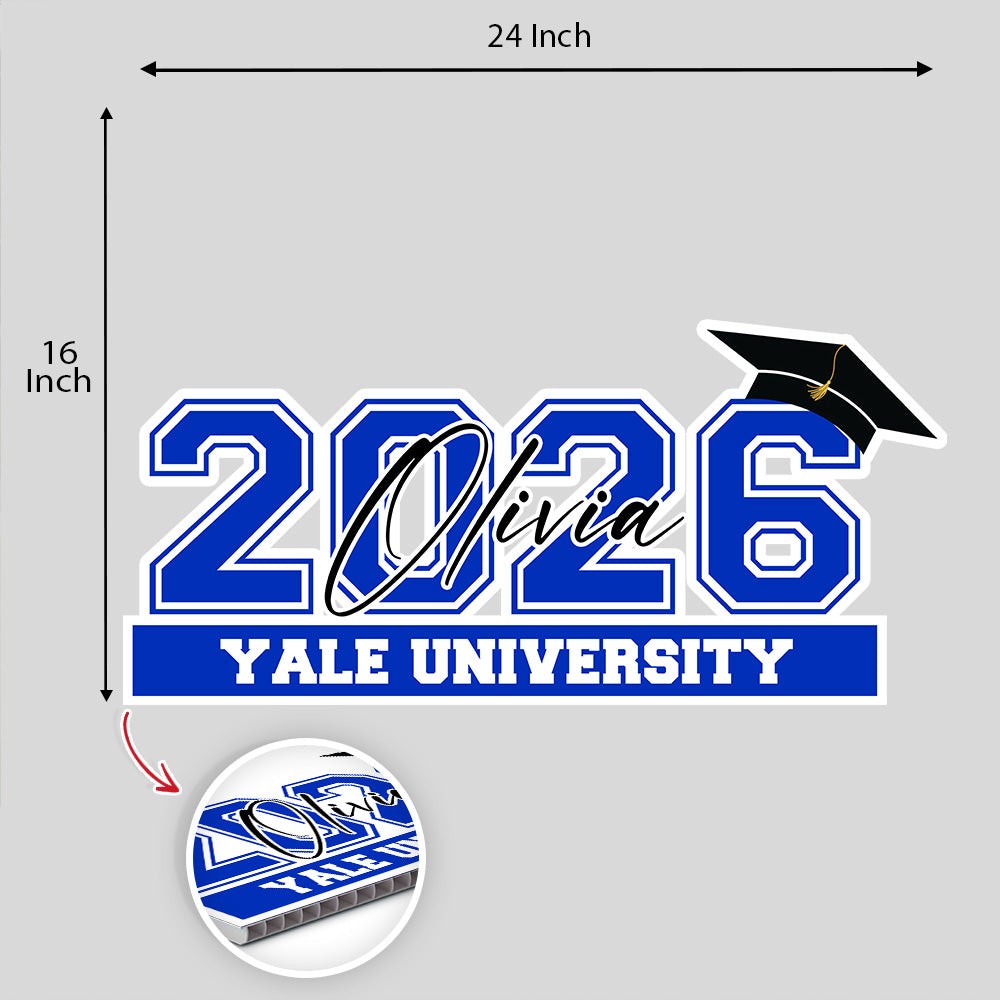 Personalized Congrats Graduation Yard Sign Party Decor TH10 169169