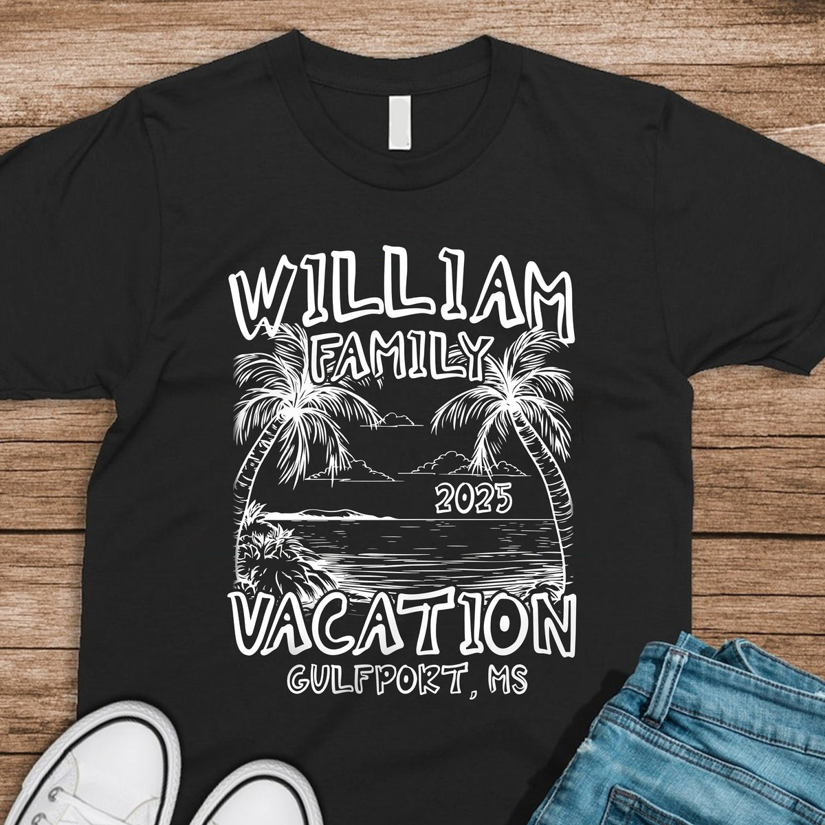 Custom Family Vacation Shirts 2025 – Matching Family Trip Dark Shirts LM32 895977