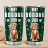 Custom Photo Best Dog Dad Cooler Version Fat Tumbler LM32 893693