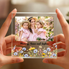 Custom Photo Floral Frame Acrylic Block Plaque Gift For Birthday, Mother's Day LM32 899431