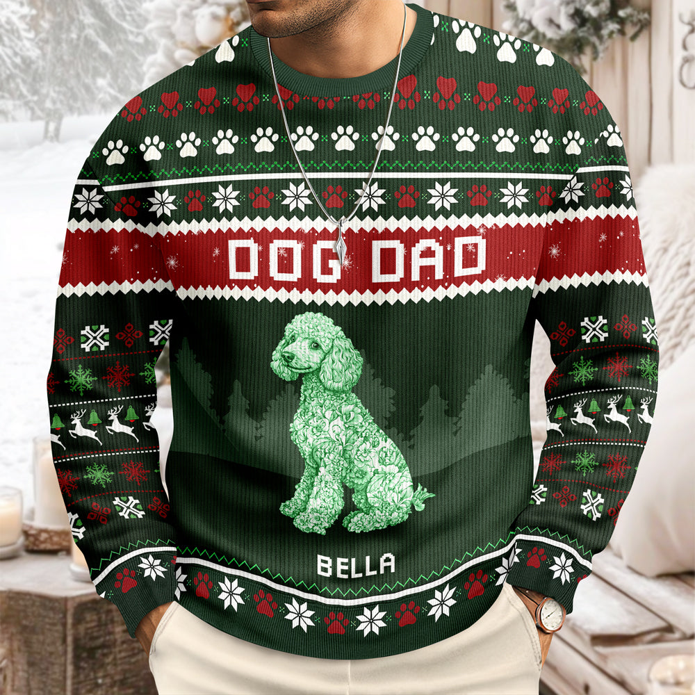 Dog Mom Dog Dad Ugly Sweater For Christmas TH10 896067