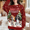 Custom 3D Cute Dog Christmas Would Be Boring Without Me Ugly Sweater LM32 897187