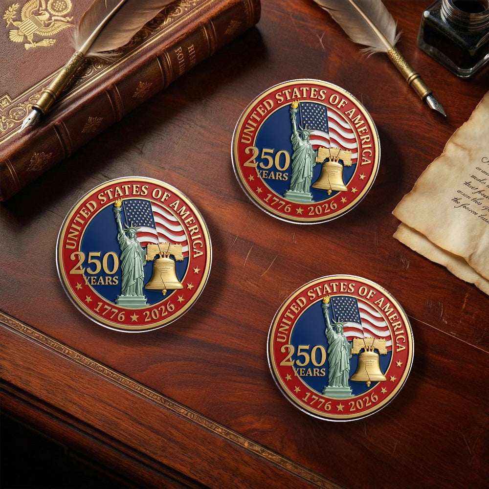 United State Of America 250 Years 1776 - 2026 Acrylic Pin TH10 169317