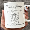 Custom Photo Anniversary Wedding Gifts For Husband And Wife, Him And Her White Mug CH07 899842