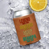 Legend Husband Daddy Grandpa - Family Personalized Leather Can Cooler Holder HA75 892524