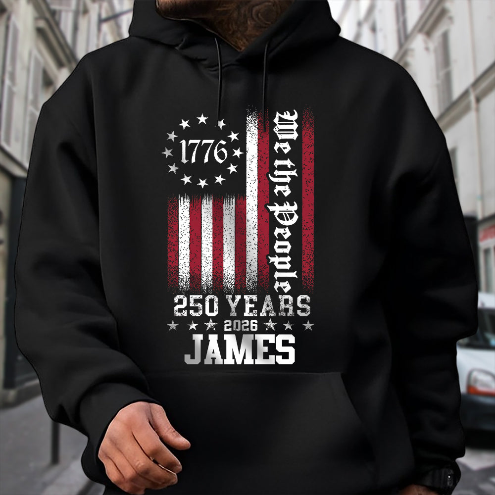 Personalized We The People 250 Years Dark Shirt TH10 898625