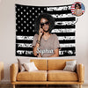 Custom Photo American Flag Tapestry CH07 895622