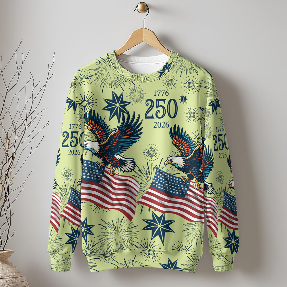 Personalized USA 250 Anniversary Eagle 1776-2026 3D Shirt HA75 920296