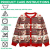 Custom Cat Photo Ugly Cardigan For Cat Lovers LM32 897131