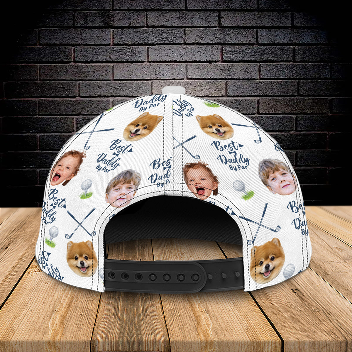 Best Dad By Par Custom Photo Golf Cap TH10 894143