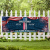 Custom Family Name Patriotic American Flag 250 Years of Blessing God Banner CH07 910644