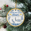 Congrats On Being My Besties Personalized Ceramic Ornament TH10 894909