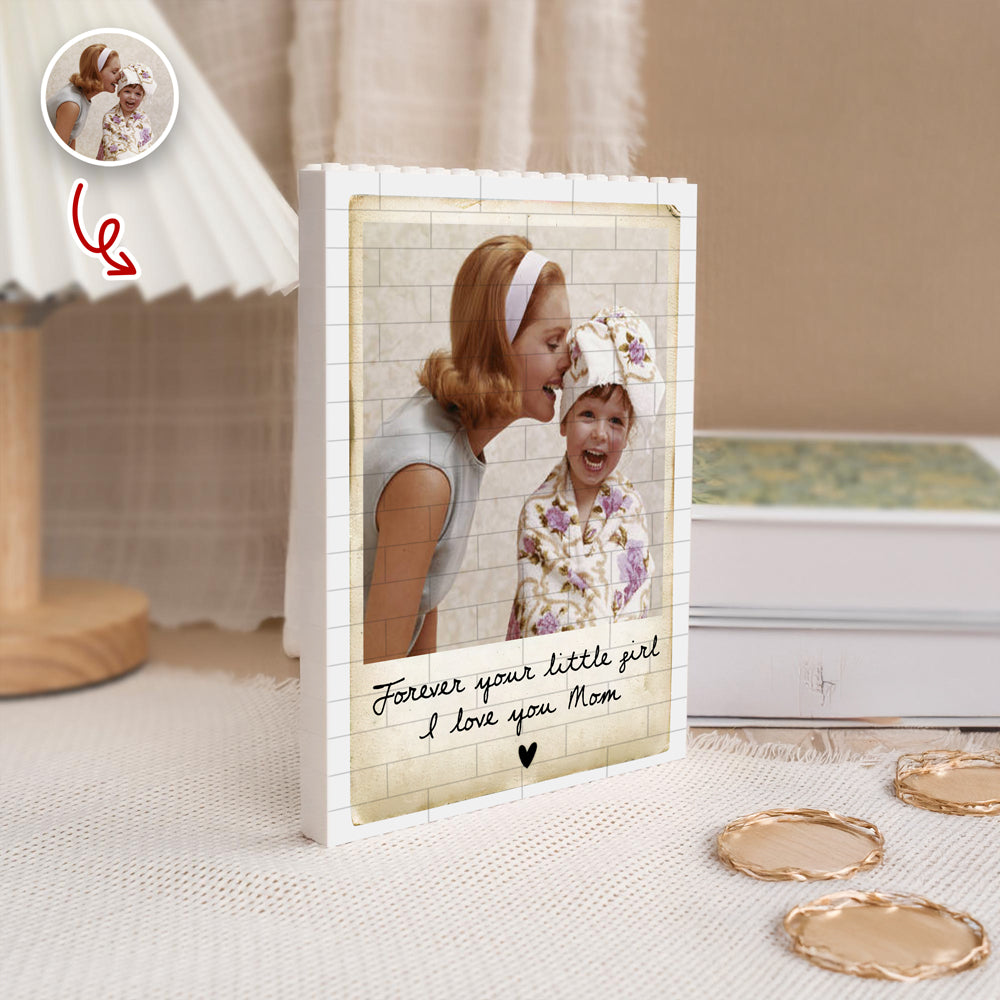 Custom Photo I Love You Mom Building Brick Blocks Mother's Day Gift CH07 910804