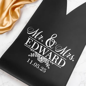 Personalized Wedding Leather Wine Bag Engagement Gift, Wedding Gift for Bride & Groom CH07 896540