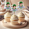 Custom Face Graduation Cupcake Topper - Congrats Grad Party Favors, Senior Cake Decor HO82 901496