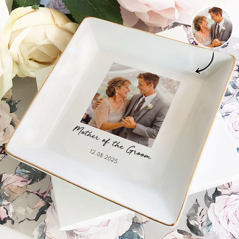 Custom Photo Love You Mom Jewelry Dish Gift For Mom LM32 899123