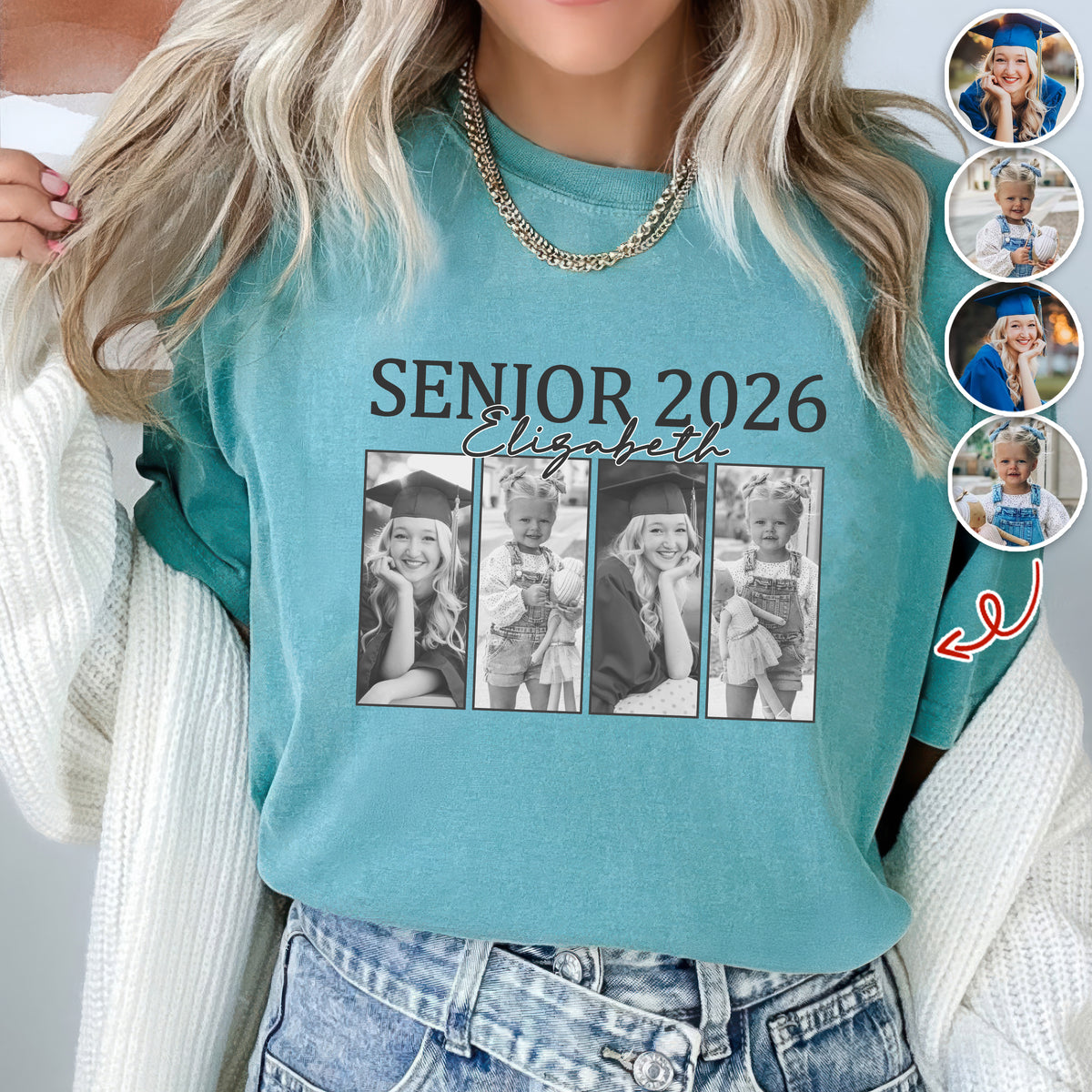 Custom Photo Senior 2026 Graduation Comfort Shirt LM32 897971