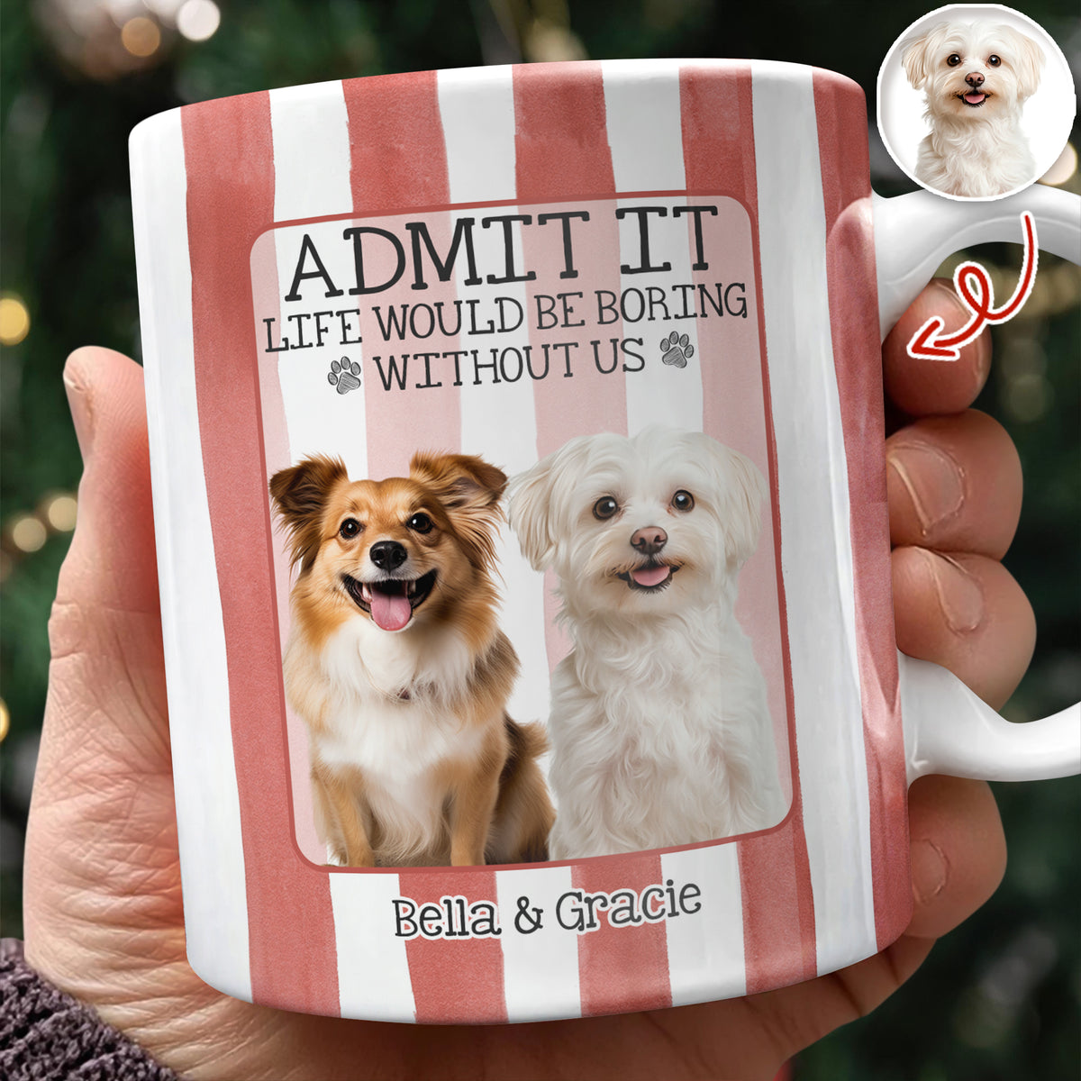 Custom Pet Photo Life Is Better With Pets Mug Gift For Pet Lovers LM32 897573