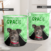 Custom Dog Photo Paws Off My Laundry - Personalized Laundry Basket CH07 896564
