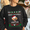 Custom Dog Photo Ugly Christmas Sweatshirt For Dog Lovers TH10 896219