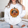 Custom Dog Cat Photo Halloween Pumpkin Bright Shirt HO82 894946