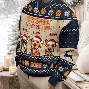 Tit The Season - Personalized Ugly Sweater Gift For Dog Lovers TH10 896105