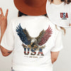 Custom Name American Eagle USA 250 Years Patriotic Front And Back Shirt HO82 901840