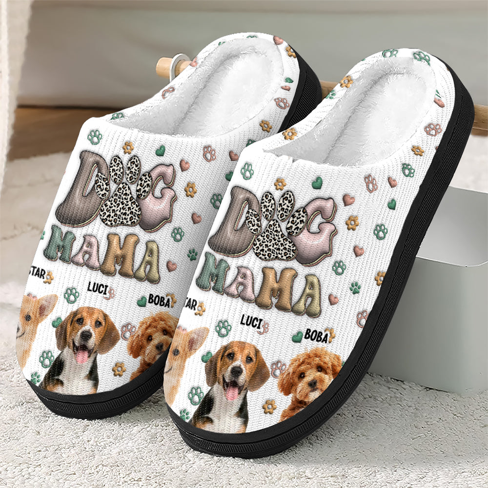 Custom Dog Mom Photo Slippers Gift For Dog Lovers TH10 896249
