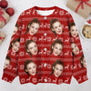 Custom Face Photo With Christmas Pattern Ugly Cardigan CH07 899820