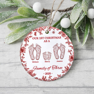 Custom Christmas Birthday Ceramic Ornament Gifts For Mom, Dad, Kids TH10 894741