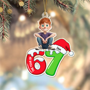 Personalized Six Seven Christmas Acrylic Ornament Gift For Christmas LM32 897403