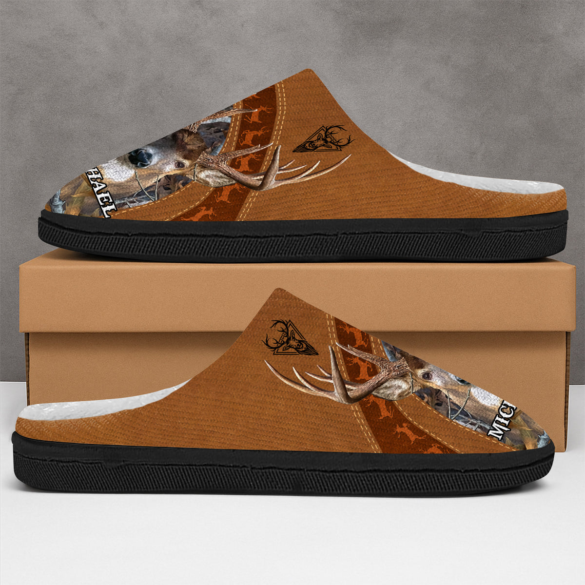 Custom Name Deer Hunting Slippers Gift For Hunting Lovers HO82 894928