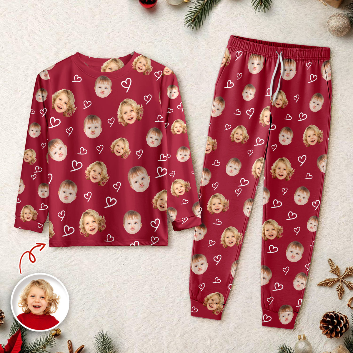 Custom Children Photo For Dad And Mom Sleepwear CH07 899044