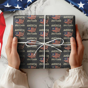 250 Years America Anniversary 250th Independence Day Wrapping Paper HO82 900698